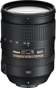 Nikon AF-S FX NIKKOR 28-300mm f/3.5-5.6G ED VR Zoom Lens for Nikon DSLR Cameras